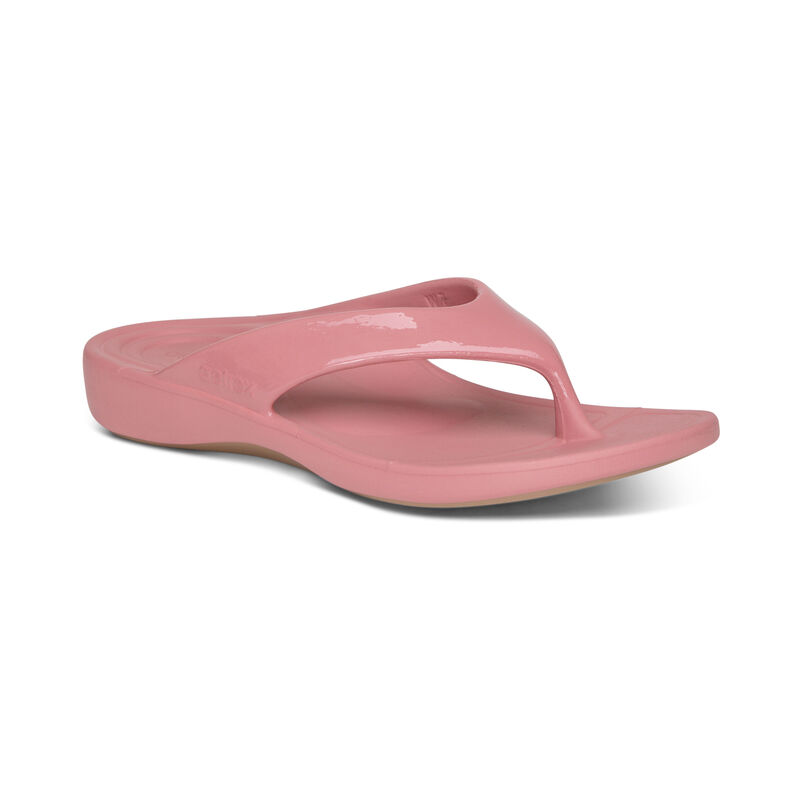 Infradito Aetrex Maui Orthotic Donna Rosa | QVC6262LK