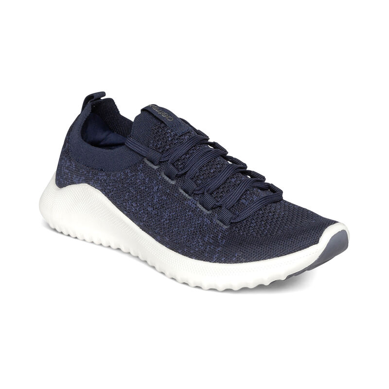 Scarpe Da Ginnastica Aetrex Carly Arch Support Donna Blu Marino | RDV4649OA