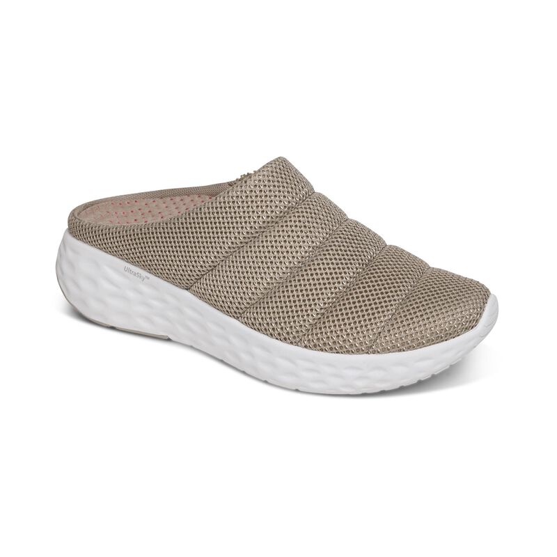 Slip On Sneakers Aetrex Harley Donna Grigie Marroni | TMP255VD