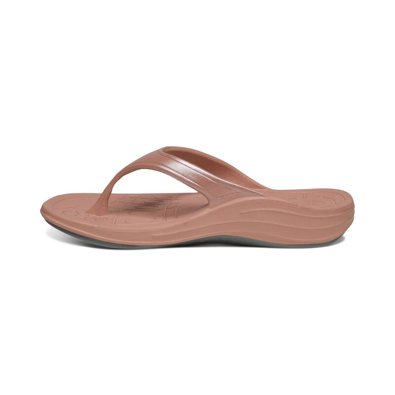 Infradito Aetrex Fiji Orthotic Donna Rosa | VHS7362ZT