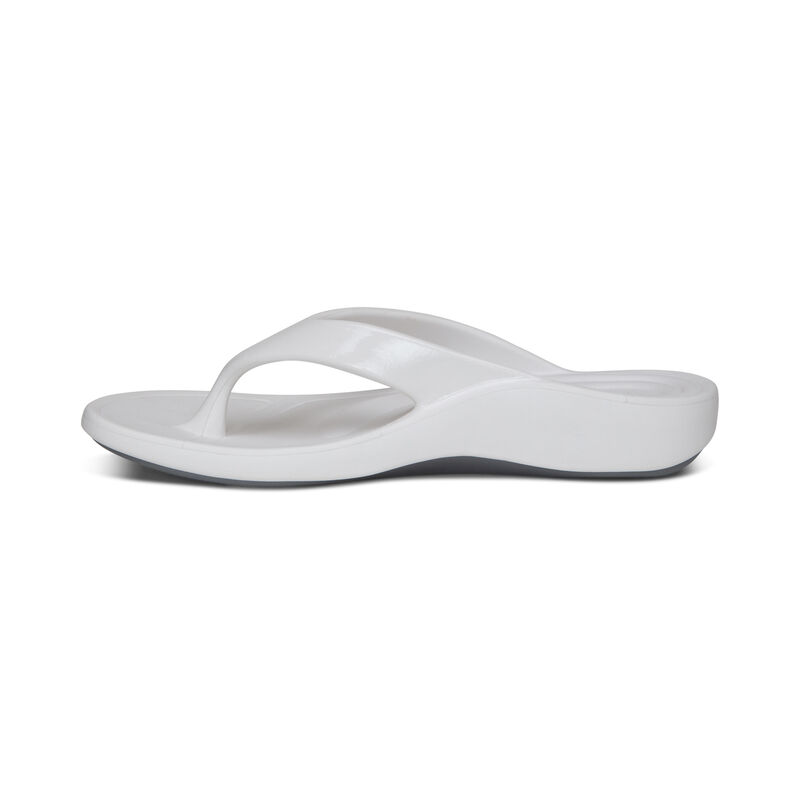 Infradito Aetrex Maui Orthotic Donna Bianche | BPU7535VL