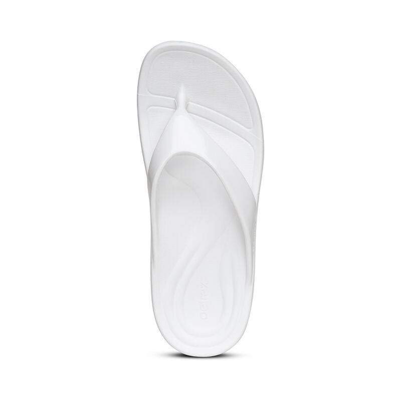 Infradito Aetrex Maui Orthotic Donna Bianche | BPU7535VL