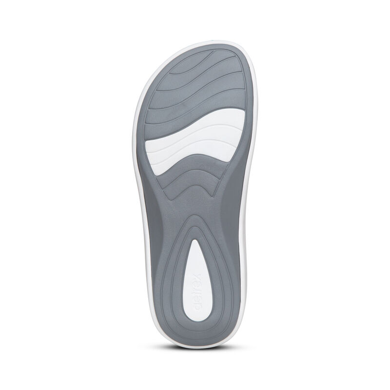 Infradito Aetrex Maui Orthotic Donna Bianche | BPU7535VL