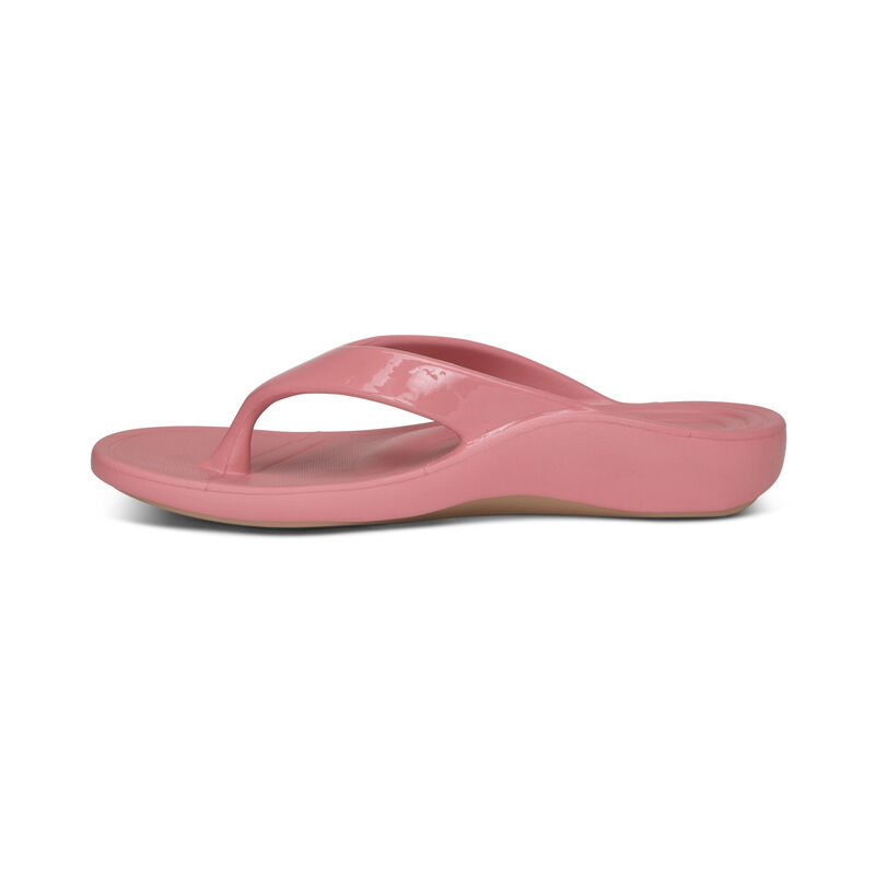 Infradito Aetrex Maui Orthotic Donna Rosa | QVC6262LK