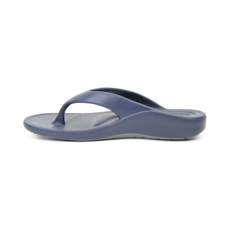 Infradito Aetrex Maui Orthotic Uomo Blu Marino | CWO491SQ