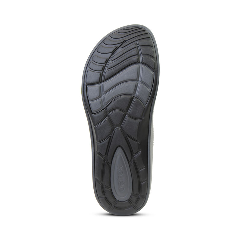 Infradito Aetrex Maui Orthotic Uomo Grigie | TKE9130BO