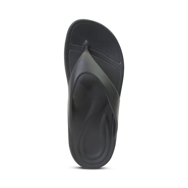 Infradito Aetrex Maui Orthotic Uomo Nere | LCN6610OQ