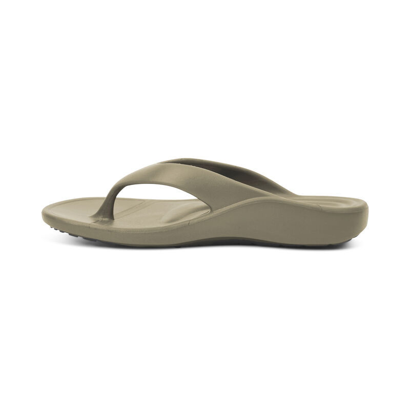 Infradito Aetrex Maui Orthotic Uomo Verdi | IUW1518IC