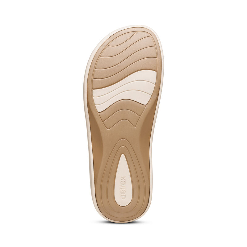 Infradito Aetrex Maui Starfish Orthotic Donna Bianche | WQF5133BD