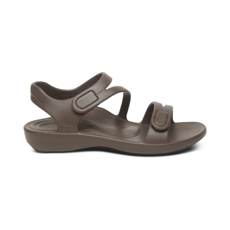 Sandali Aetrex Jillian Sportive Acqua-Friendly Donna Grigie Scuro | UZR9991LG