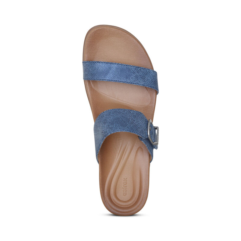 Sandali Aetrex Mimi Acqua-Friendly Donna Blu Marino | YYR1514TU