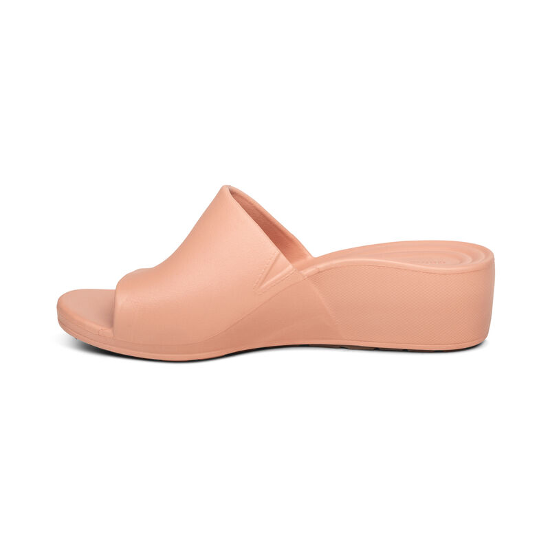 Sandali con Zeppa Aetrex Jamie Orthotic Donna Rosa | BWS2013TT