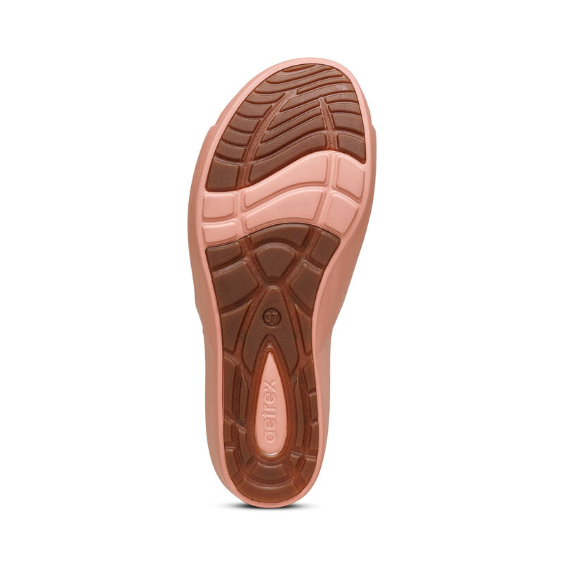 Sandali con Zeppa Aetrex Jamie Orthotic Donna Rosa | BWS2013TT