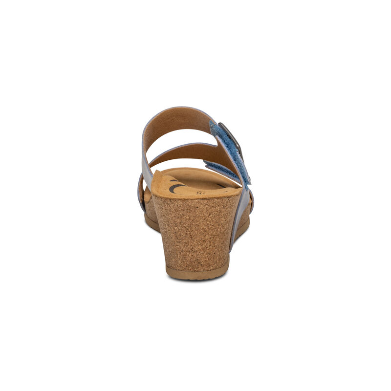 Sandali con Zeppa Aetrex Kimmy Arch Support Donna Blu | MDF19100AA