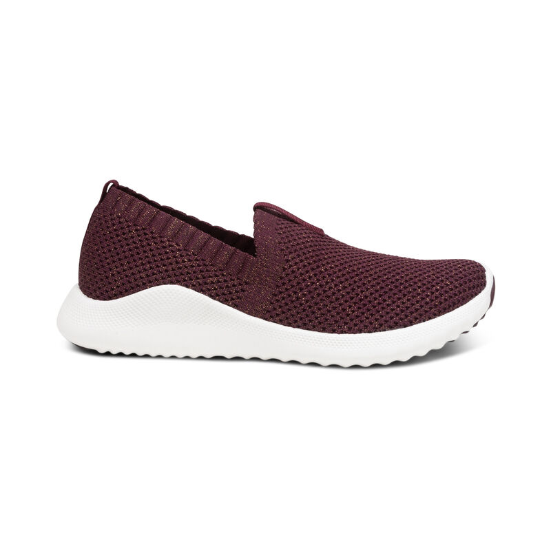 Scarpe Da Ginnastica Aetrex Angie Arch Support Donna Rosse | IEU542ME