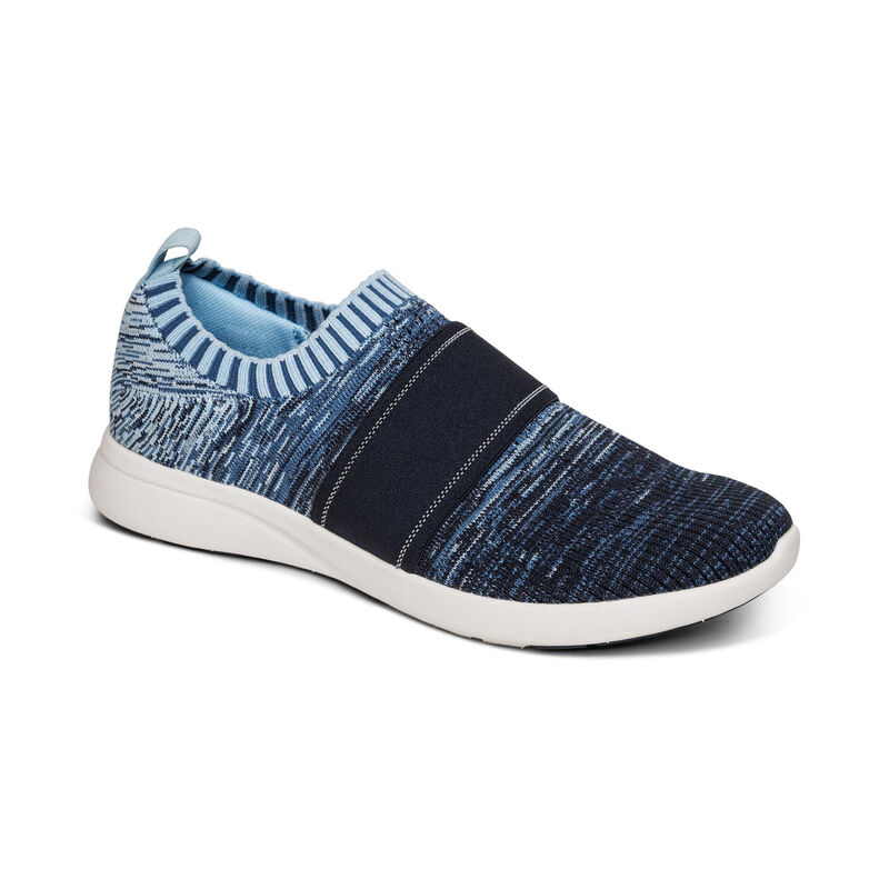 Scarpe Da Ginnastica Aetrex Demi Arch Support Donna Blu | VQS2481AQ