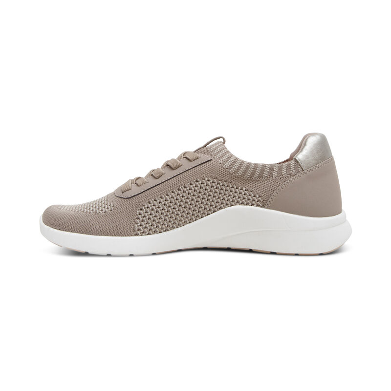 Scarpe Da Ginnastica Aetrex Teagan Arch Support Donna Beige | XKZ1638PJ