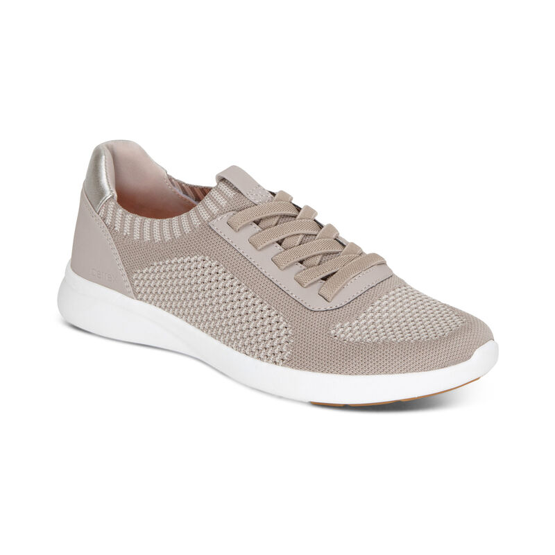 Scarpe Da Ginnastica Aetrex Teagan Arch Support Donna Beige | XKZ1638PJ