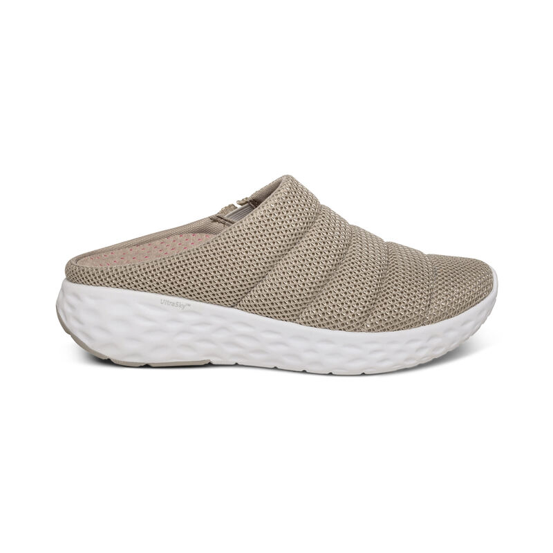 Slip On Sneakers Aetrex Harley Donna Grigie Marroni | TMP255VD