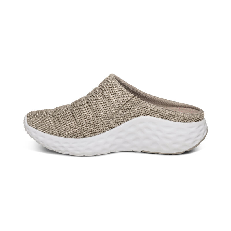 Slip On Sneakers Aetrex Harley Donna Grigie Marroni | TMP255VD