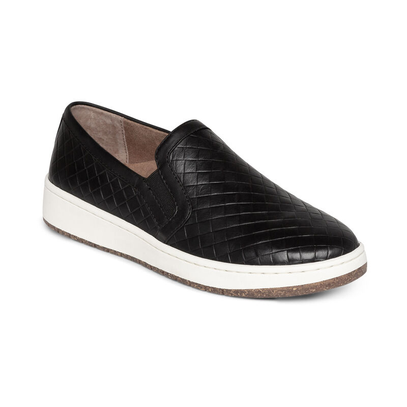 Slip On Sneakers Aetrex Kenzie Comfort Donna Nere | MQS331JY