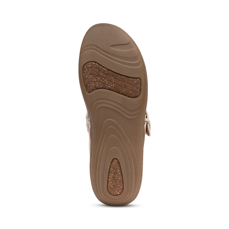 Zoccoli Aetrex Libby Comfort Donna Bianche Beige | FAN4012UX